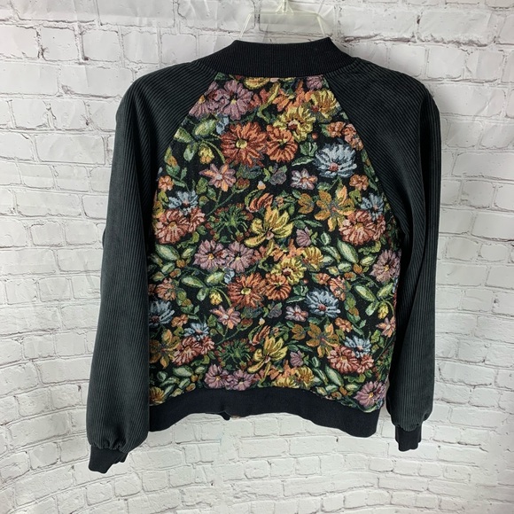 Honey Punch Tapestry Floral Bomber Jacket - Picture 4 of 4